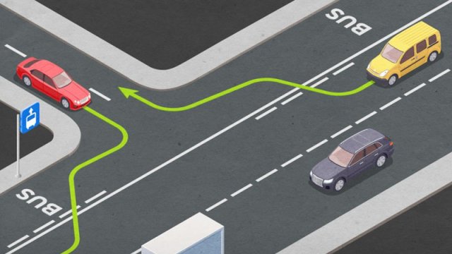 Sürücülər bu halda avtobus zolağından istifadə edə bilər