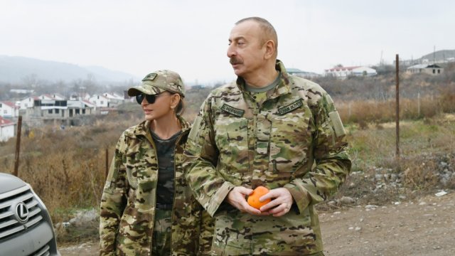 Prezidentlə Birinci xanımın növbəti Qarabağ səfərindən FOTOLAR