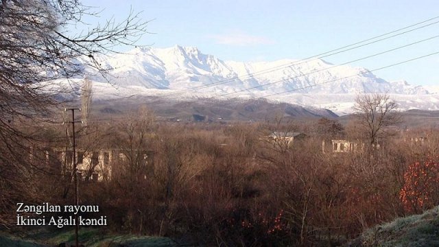 Zəngilanın İkinci Ağalı kəndinin görüntüləri - VİDEO