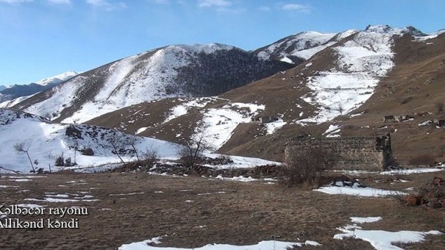 Kəlbəcərin işğaldan azad olunmuş Allıkənd kəndi - VİDEO