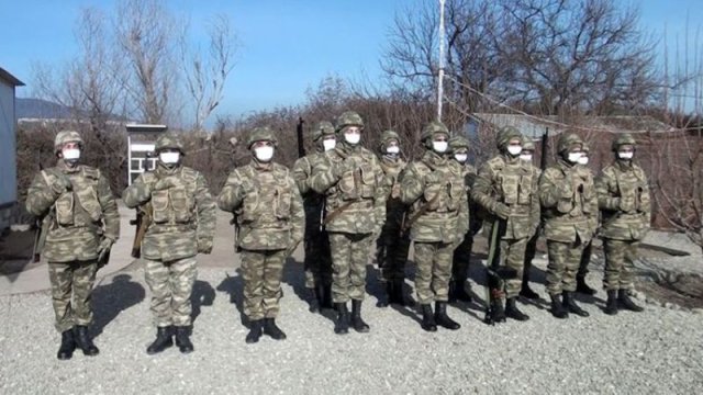 Azad edilmiş ərazilərdə dislokasiya olunan bölmələrin təminatı yaxşılaşdırılır - FOTOLAR