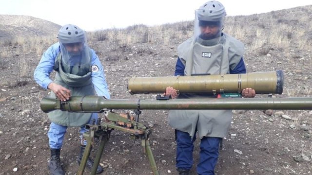 Son 2 gündə 216 partlamamış sursat zrərsizləşdirilib - FOTO