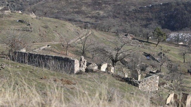 Zəngilanda düşmənin istehkamları yarılaraq azad edilən kəndlər (VİDEO)