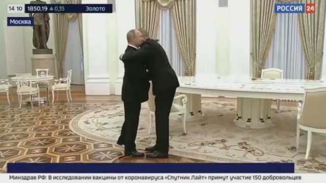 Putin İlham Əliyevi belə qarşıladı - VİDEO