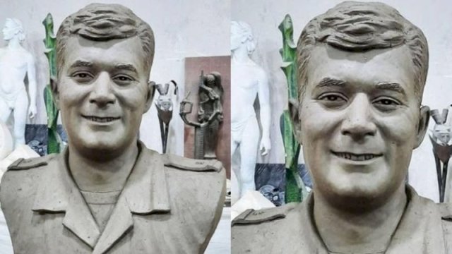 Şəhid Xudayar Yusifzadənin büstü hazırlanıb