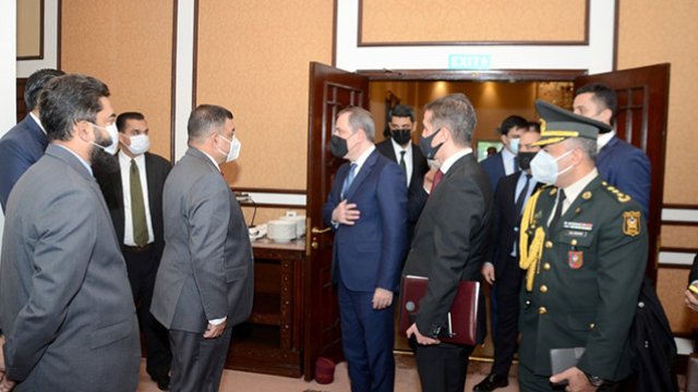 Ceyhun Bayramov Pakistanda daha bir görüş keçirdi - FOTO