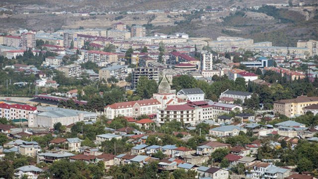 Ermənilər Xankəndini tərk edir - FOTOLAR