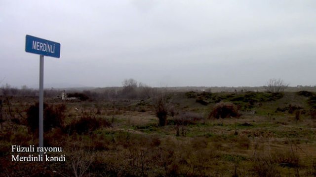 İşğaldan azad edilən Füzulinin daha bir kəndindən görüntülər - VİDEO