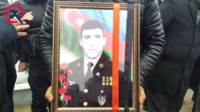 Murovdağda şəhid olan hərbçimiz dəfn olundu - FOTO
