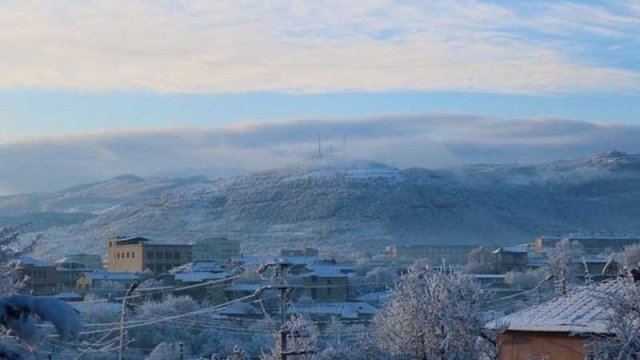 Şuşaya qar yağır - FOTO