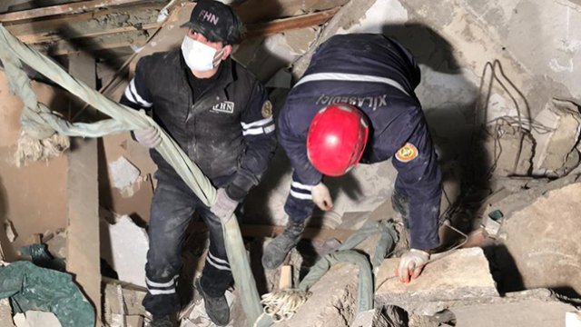 Xırdalanda partlayışdan sonra vəziyyət - VİDEO (Yenilənib)