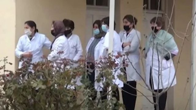 Samuxun qəsəbə sakinlərinin xəstəxana narazılığı - VİDEO