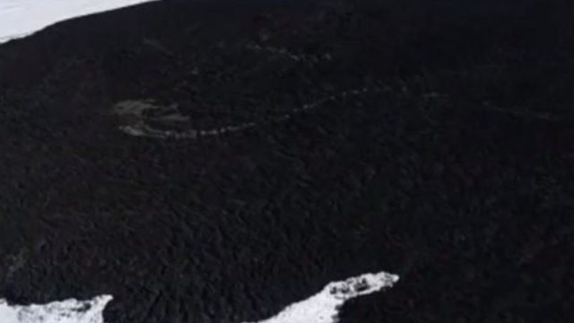 Şamaxıda vulkanın püskürmə anı - VİDEO