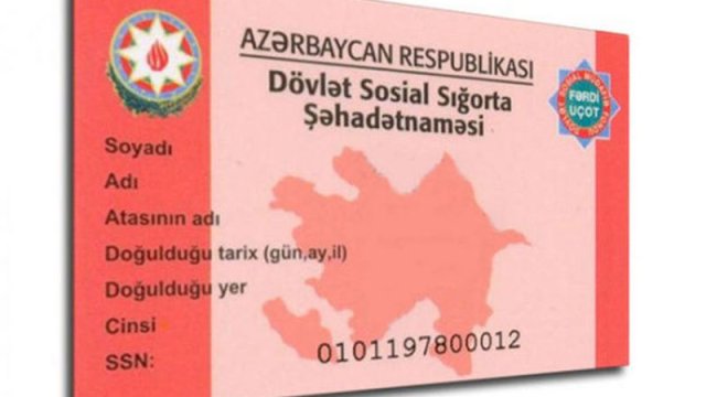 Sosial sığorta kartları LƏĞV EDİLİR