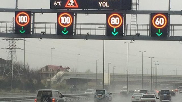 Bu yollarda sürət həddi endirildi