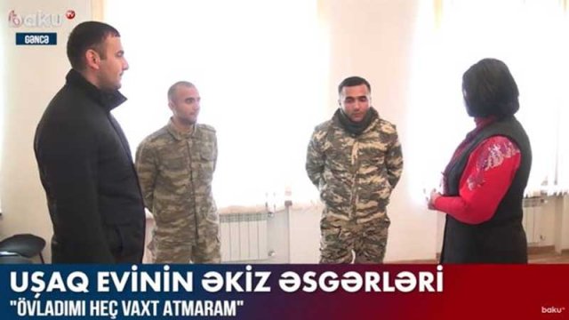 Uşaq evində böyüyən əkiz qəhrəmanlar - VİDEO