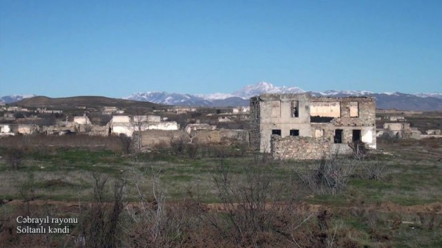 Cəbrayıl rayonunun Soltanlı kəndindən videogörüntülər