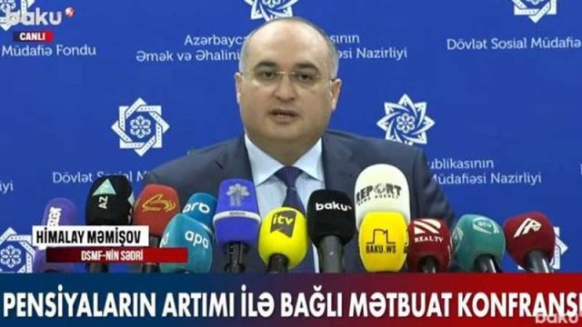 Pensiyaların artımı ilə bağlı brifinq - VİDEO