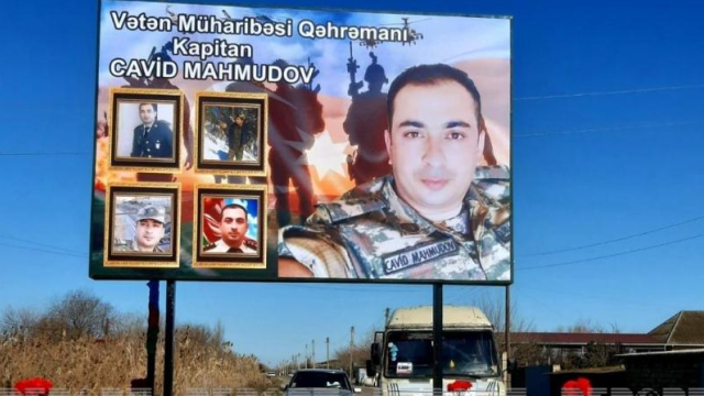 Doğum günü məzarı önündə qeyd edilən qəhrəman kapitan - FOTO