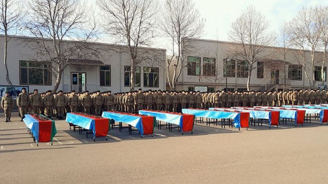 Azərbaycan Ordusunda andiçmə mərasimləri keçirildi - FOTOLAR