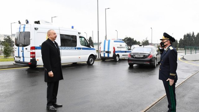 Prezident Baş Prokurorluğun yeni inzibati bina kompleksinin açılışında - FOTO (Yenilənib)