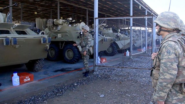 Hərbi hissələrdə yoxlama - FOTO/VİDEO