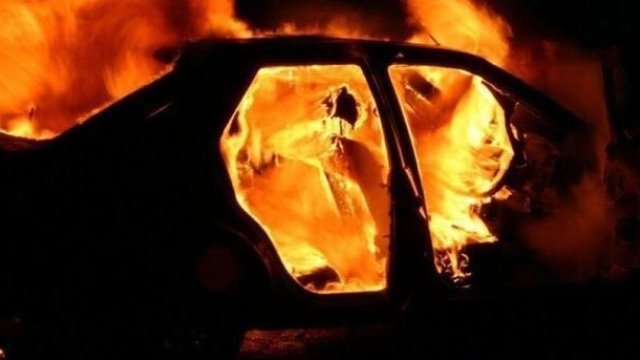 Sabirabadda “Hyundai” yanıb