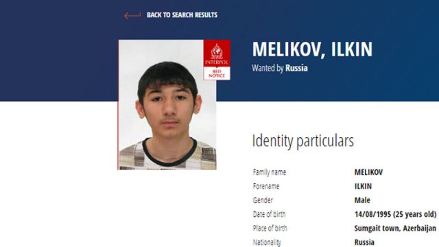 Rusiya terrorçuluqda təqsirləndirilən azərbaycanlını beynəlxalq axtarışa verdi