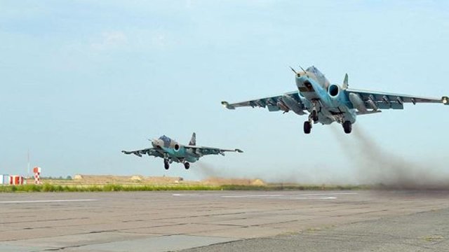 Azərbaycan qırıcıları havaya qaldırdı - VİDEO