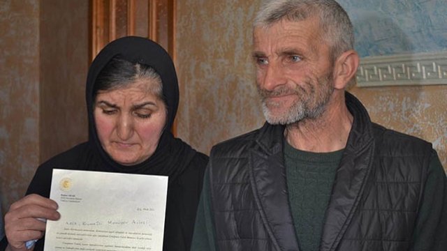 Hulusi Akar şəhid Valehin ailəsinə məktub göndərdi - FOTO