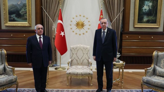 Ərdoğan Azərbaycanın Baş nazirini qəbul etdi