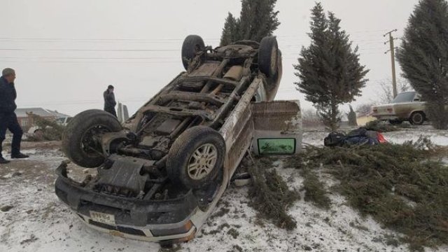 CBC TV-nin əməkdaşları qəzaya düşdü - FOTO/VİDEO/YENİLƏNİB