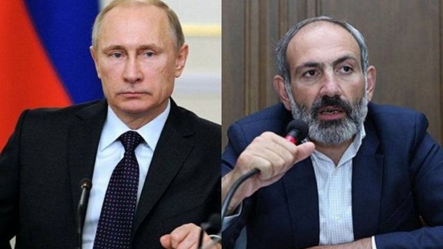 Putin Paşinyanla telefonla danışdı 