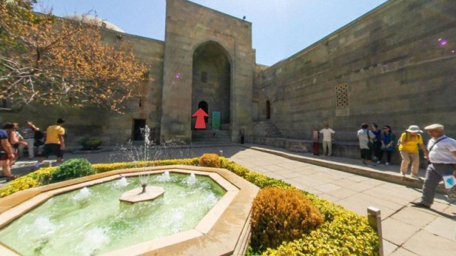 Şirvanşahlar Sarayı Kompleksinin 360°-li 