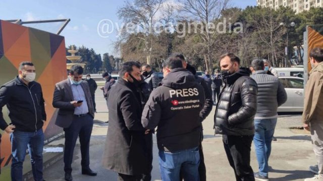Gömrük Komitəsinin qarşısında etiraz aksiyası - FOTO/VİDEO