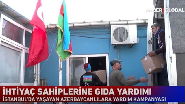 İstanbulda aztəminatlı azərbaycanlı ailələrə yardım edildi - VİDEO