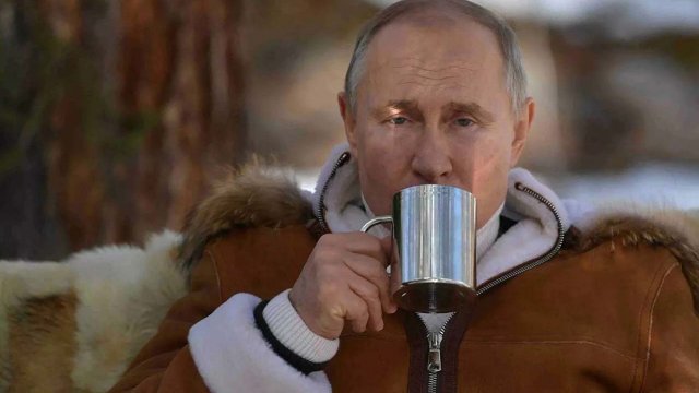 Putin istirahət gününü Sibirdə belə keçirdi - FOTO