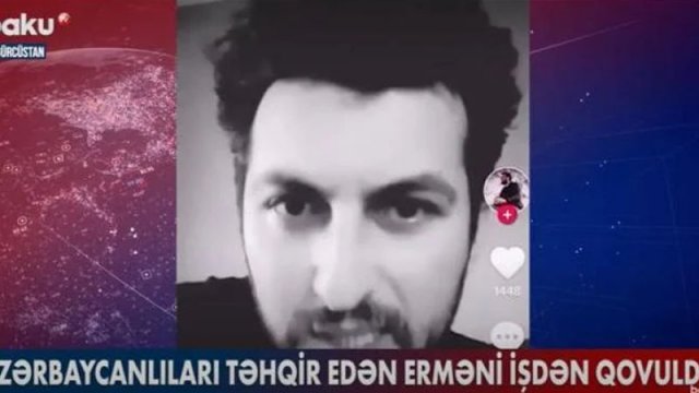 Azərbaycanlıları təhqir edən erməni işdən qovuldu - VİDEO