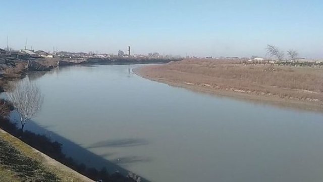 Kürdə suyun səviyyəsi yenidən azaldı - VİDEO