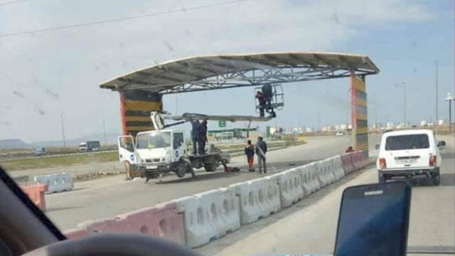 Bakının girişində karantin postları qurulur - FOTO