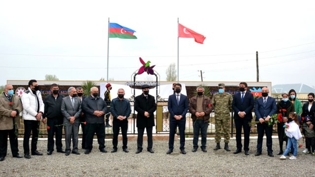 Seymur Orucov “Şəhidlər bulağı”nın açılışın etdi - FOTOLAR