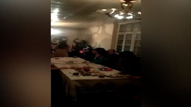 Şəmkirdə toya basqın: 6 nəfər cərimələndi - FOTOLAR