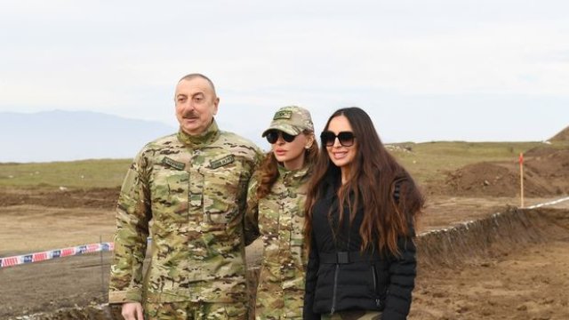 İlham Əliyev və Mehriban Əliyevanın Cəbrayıl və Zəngilan səfərindən görüntülər - VİDEO