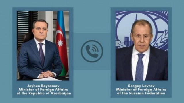 Ceyhun Bayramov Lavrovla telefonla DANIŞDI