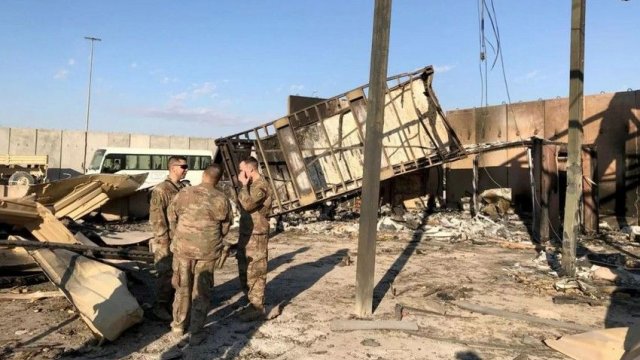 Amerika hərbçilərinin olduğu baza atəşə tutuldu