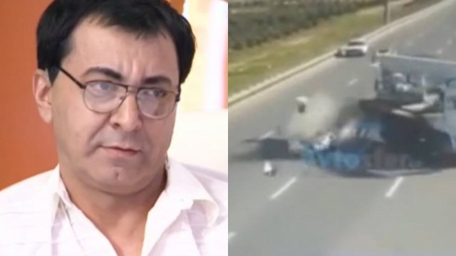 Aslan Hüseynovun qəza anının videosu