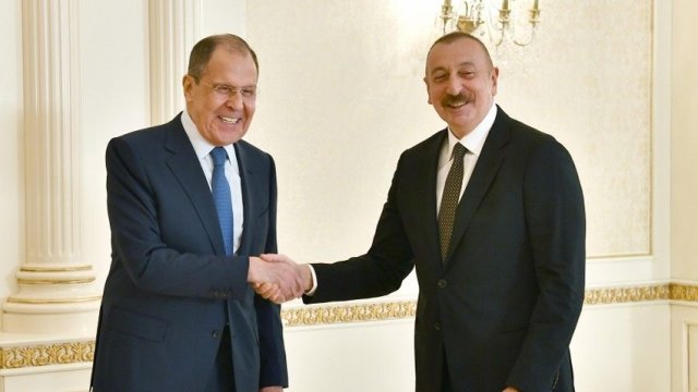 İlham Əliyevlə Lavrov görüşdü - FOTO