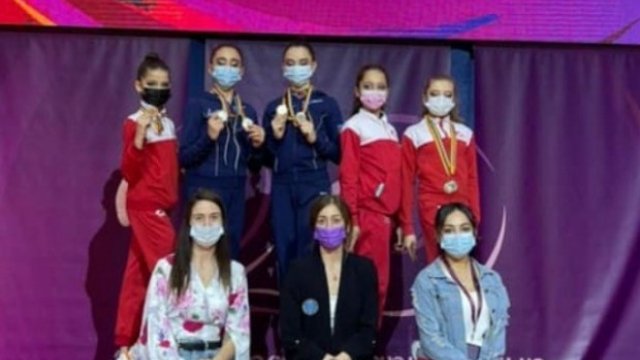 Gimnastlarımız Rumıniyada 7 medal qazandı