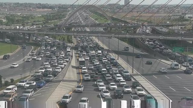 Bakıda tıxac: Nəqliyyatın hərəkəti iflic oldu -xa0FOTO