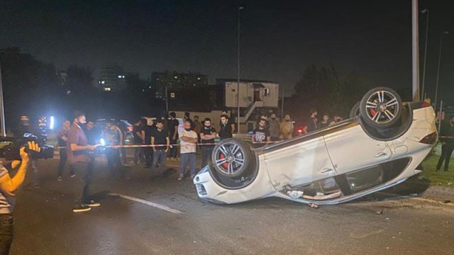 Bakıda aşan “Porsche”ni görün kim sürüb - VİDEO/FOTO